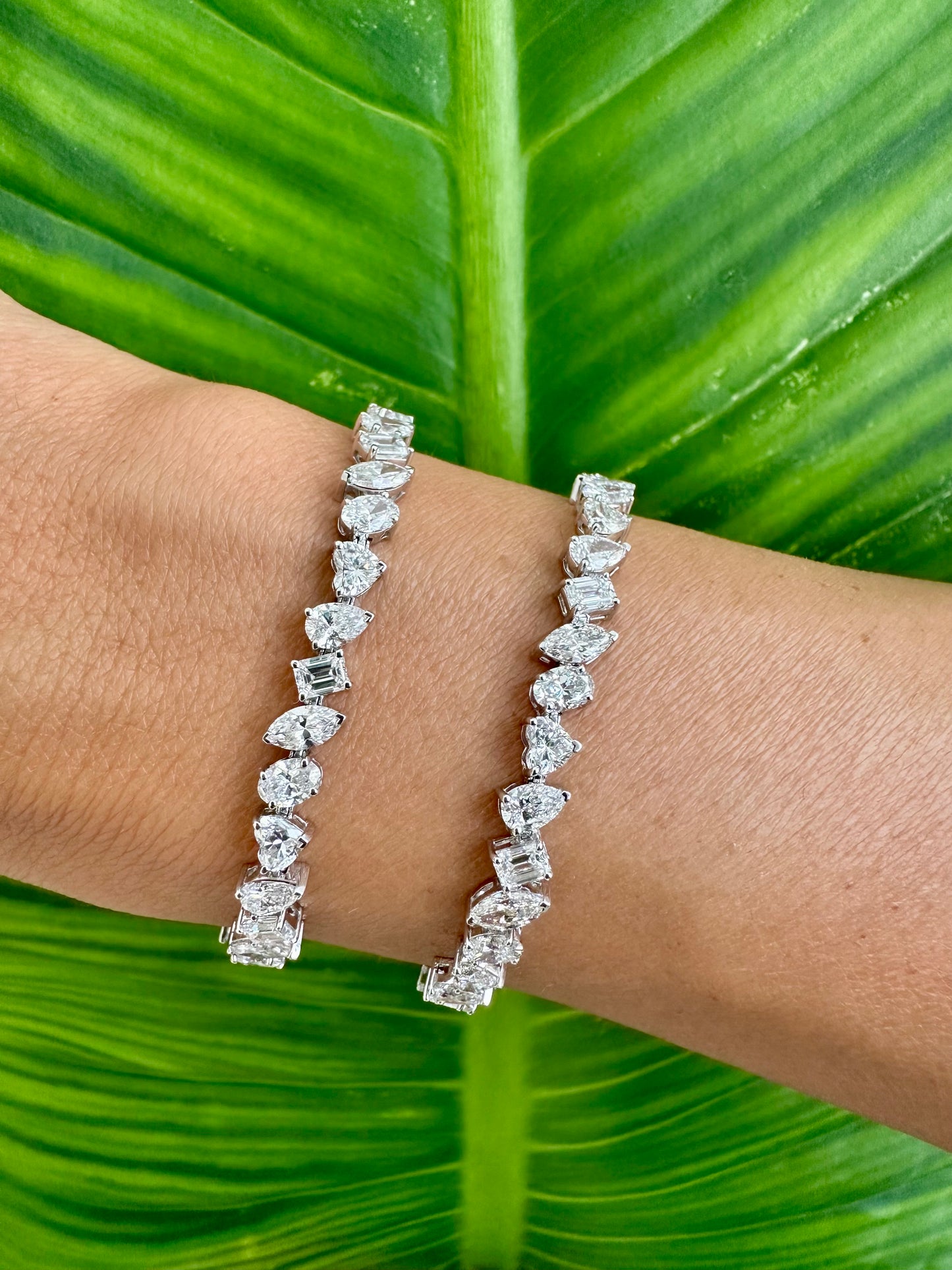 Multi Shape Diamonds Bracelet
