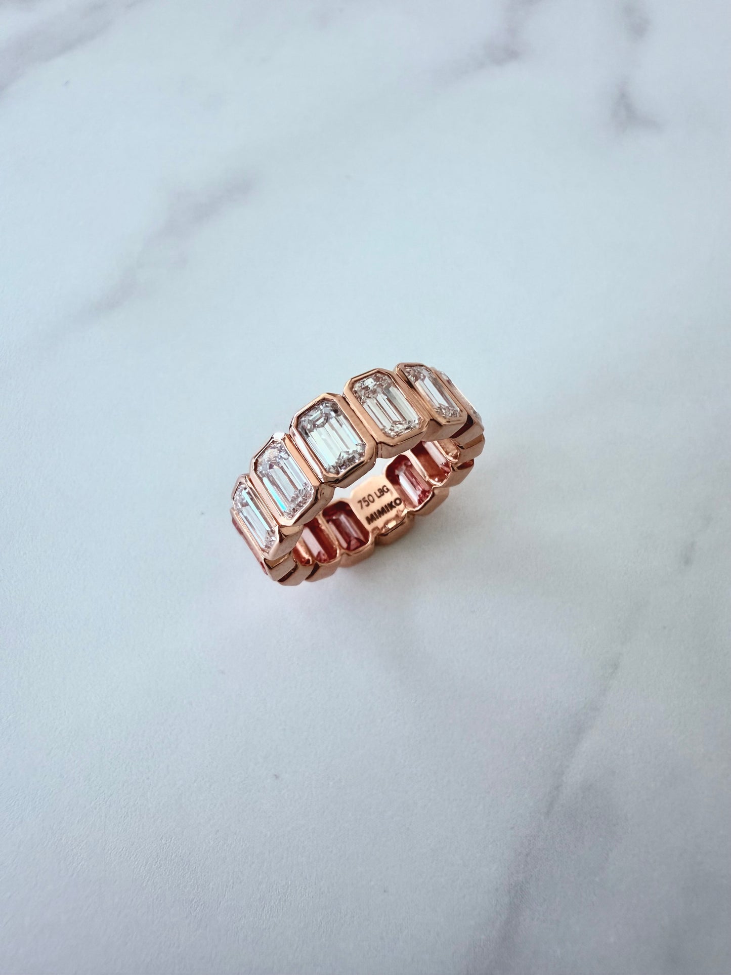 Bezel Emerald Ring