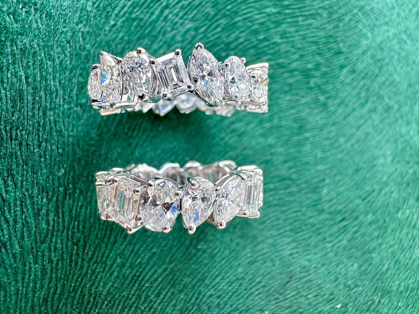 Multi Shape Diamonds Ring