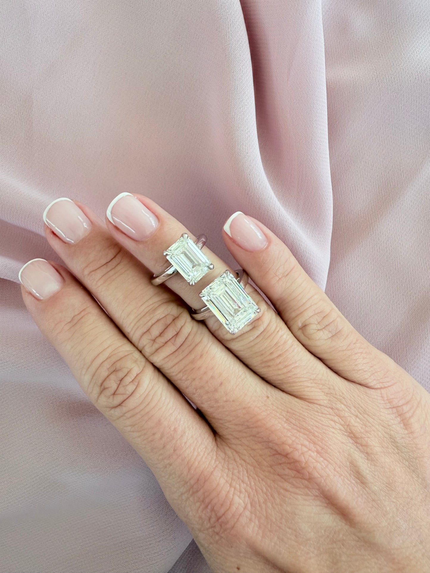 Emerald Cut Wedding Ring