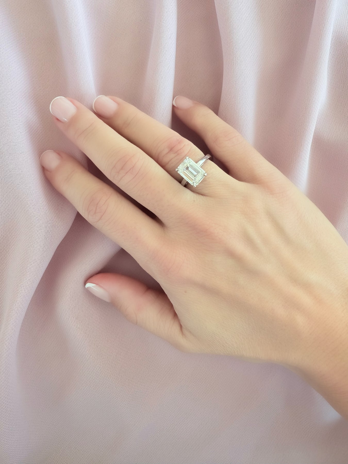 Emerald Cut Wedding Ring