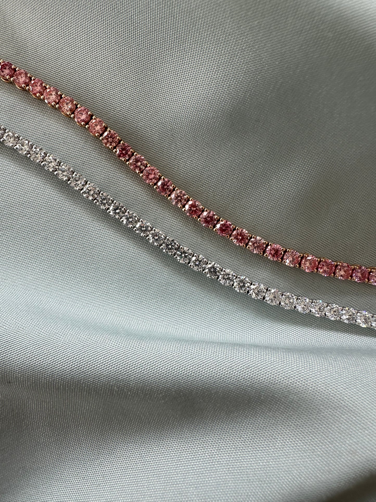 Pink Diamonds Bracelet