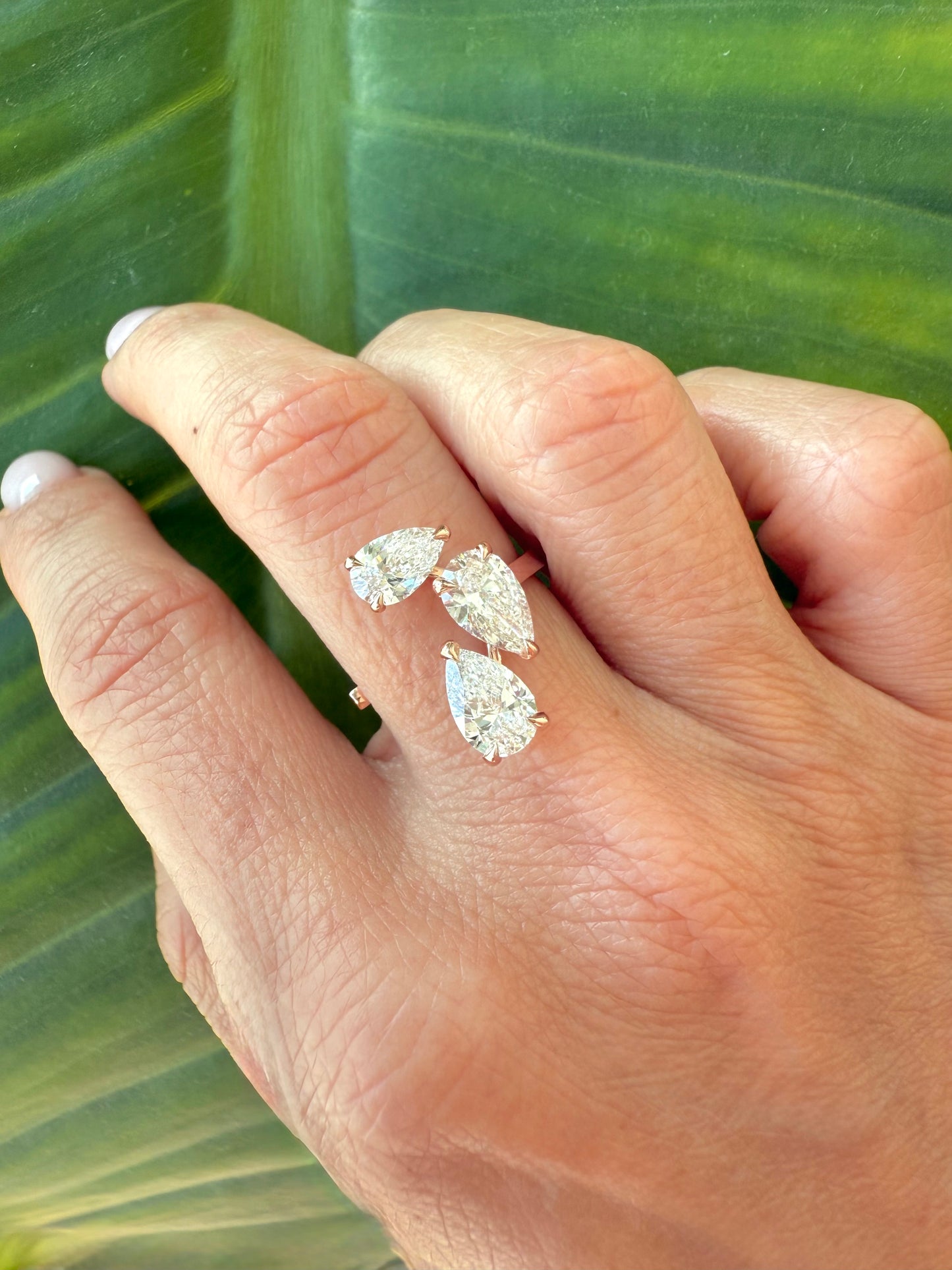 3 Pears invisible ring