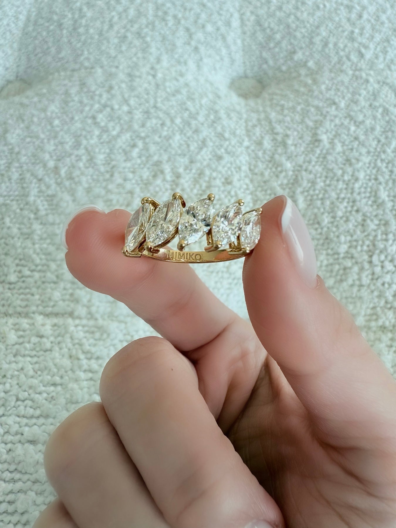 5 Marquise Cut Ring