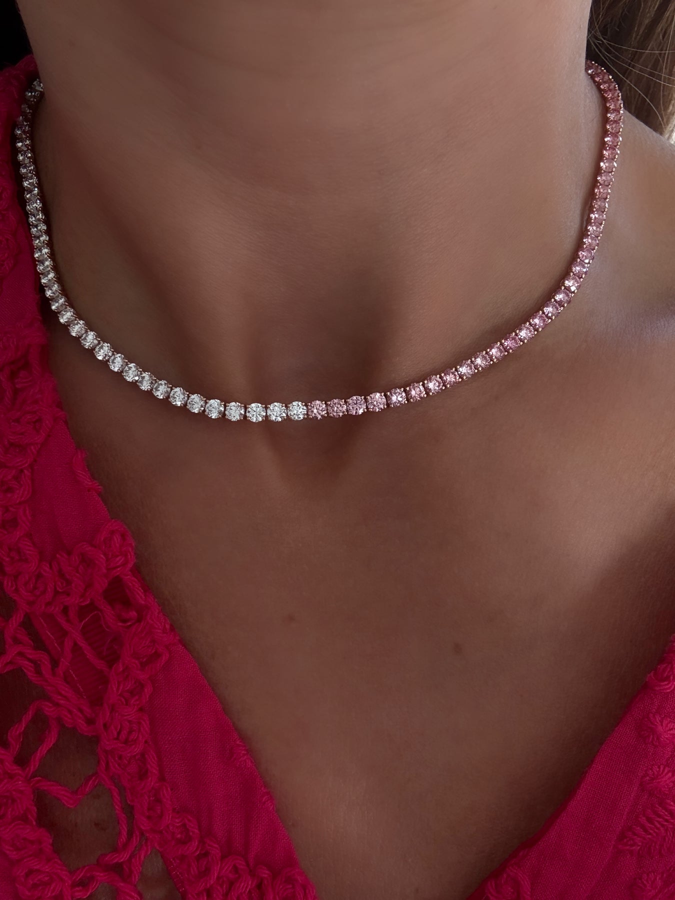 Tennis Necklace Duo