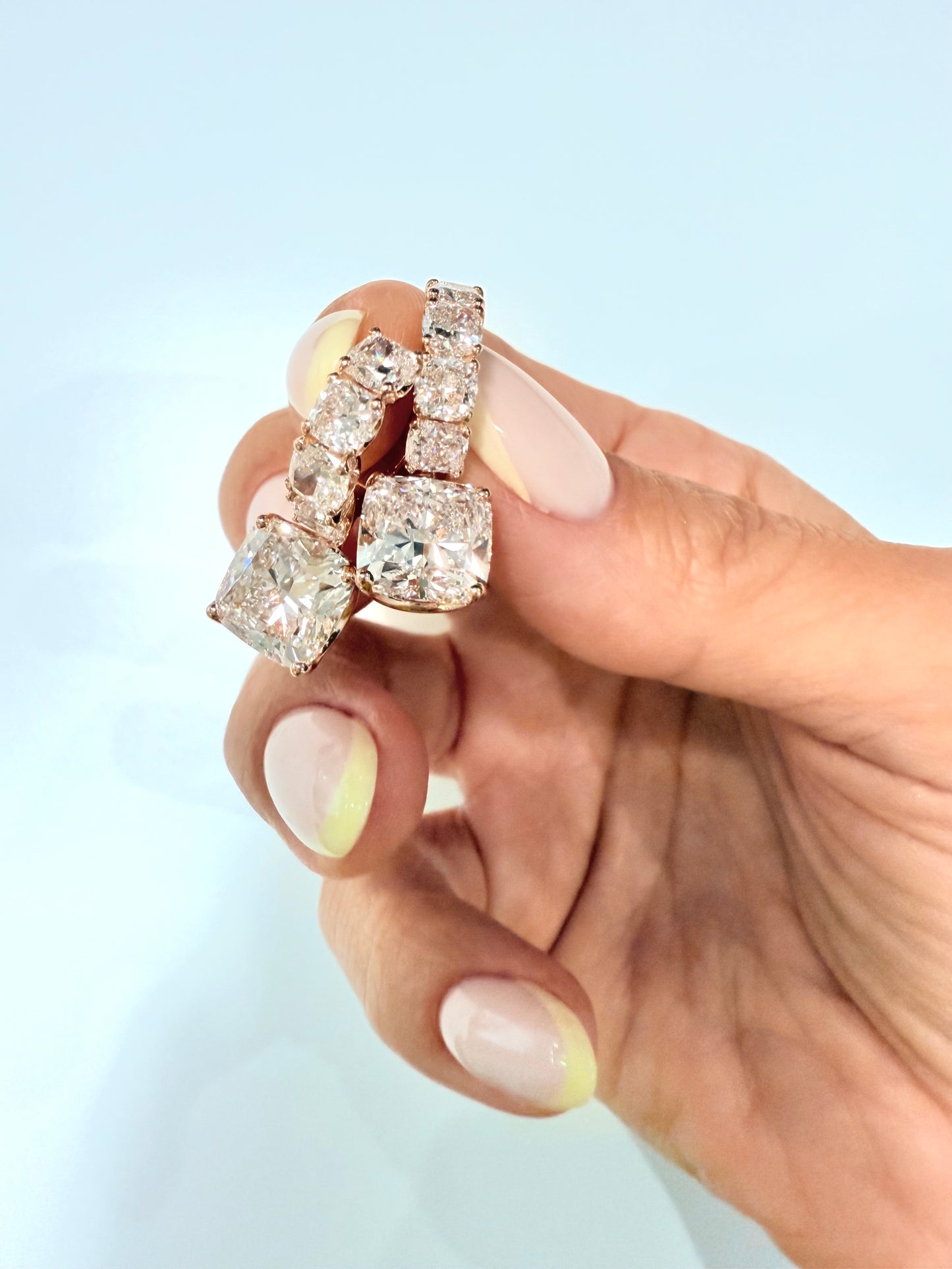 Cushion Hoop Earrings