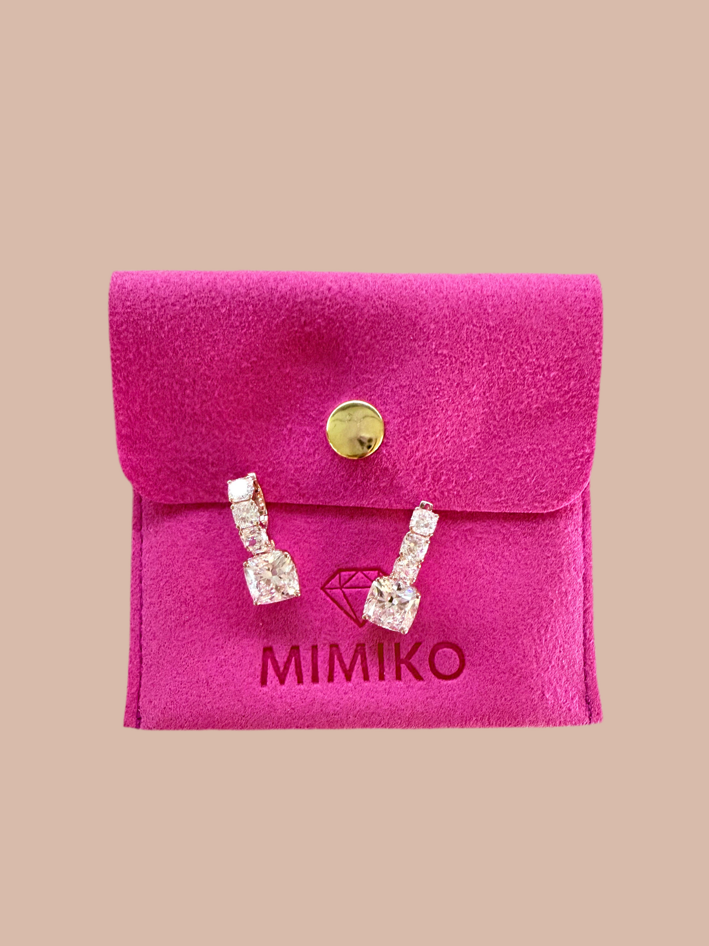 Cushion Hoop Earrings