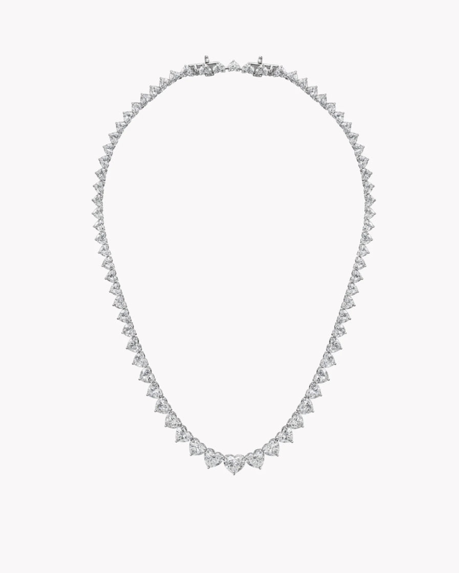 Heart Shape Diamond Necklace