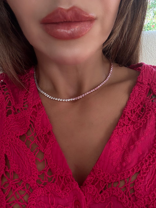 Tennis Necklace Duo